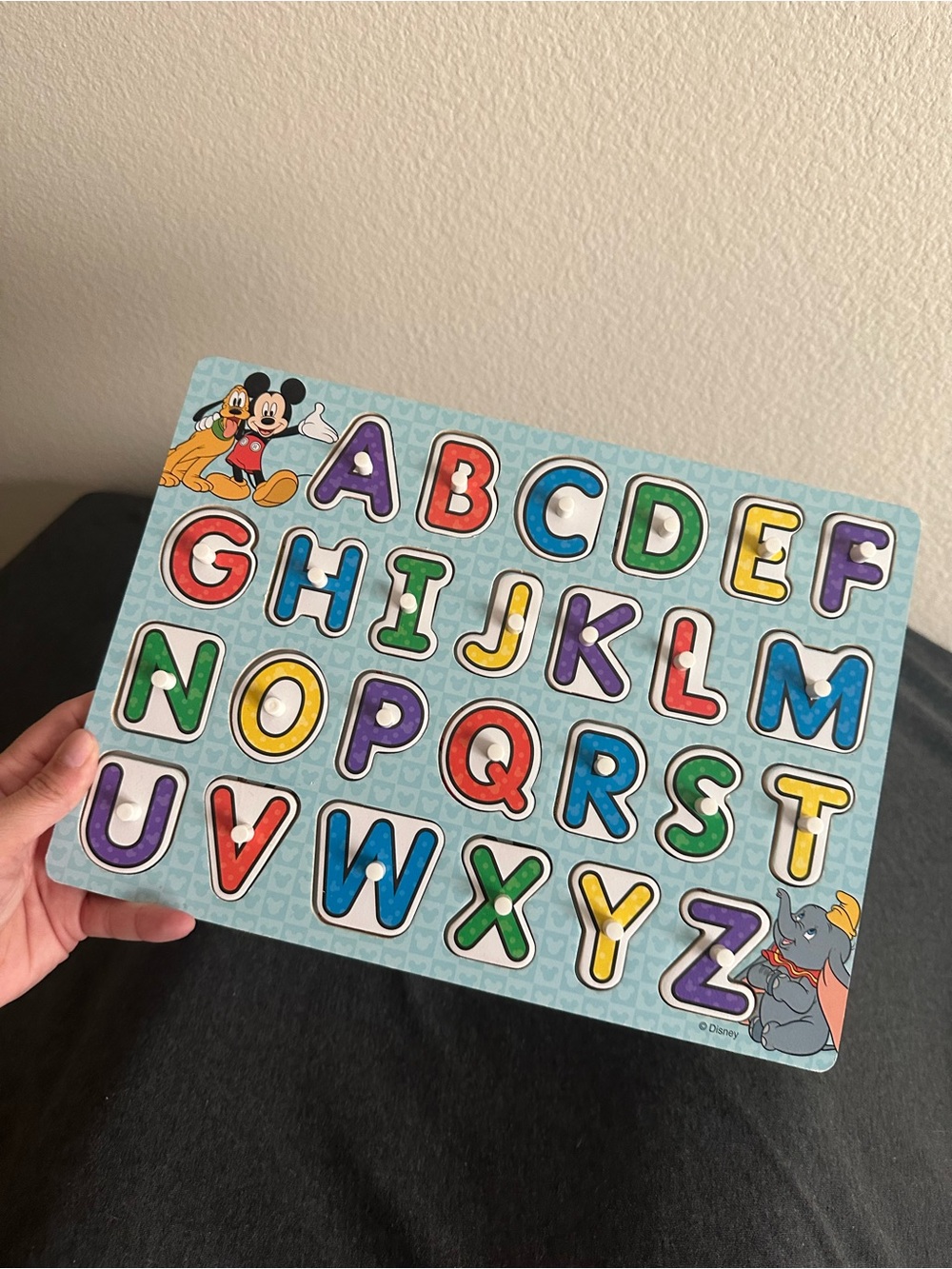 Disney alphabet puzzle